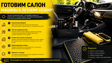 Готуємо салон машини до літнього сезону