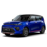 Резиновые автомобильные коврики в багажник для KIA Soul-e 2019- | КИА Соул-e 2019-
