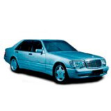 Гумові автокилимки в багажник для Mercedes-Benz S-Class (W140) 1991-1998 | Мерседес С-Класс від AVTO-Gumm