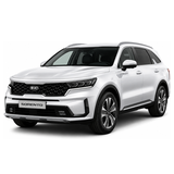 Бежевые автоковрики в багажник для Kia Sorento 2020-