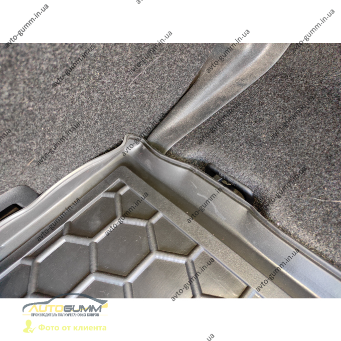 Автомобильный коврик в багажник Peugeot 4008 2012- (Avto-Gumm)