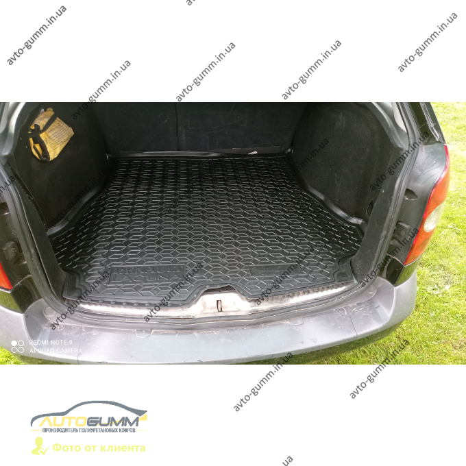 Автомобильный коврик в багажник Renault Laguna 2 2001- Universal (Avto-Gumm)