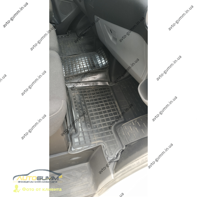 Автомобильные коврики в салон Ford Custom 2012- (1+2) (Avto-Gumm)