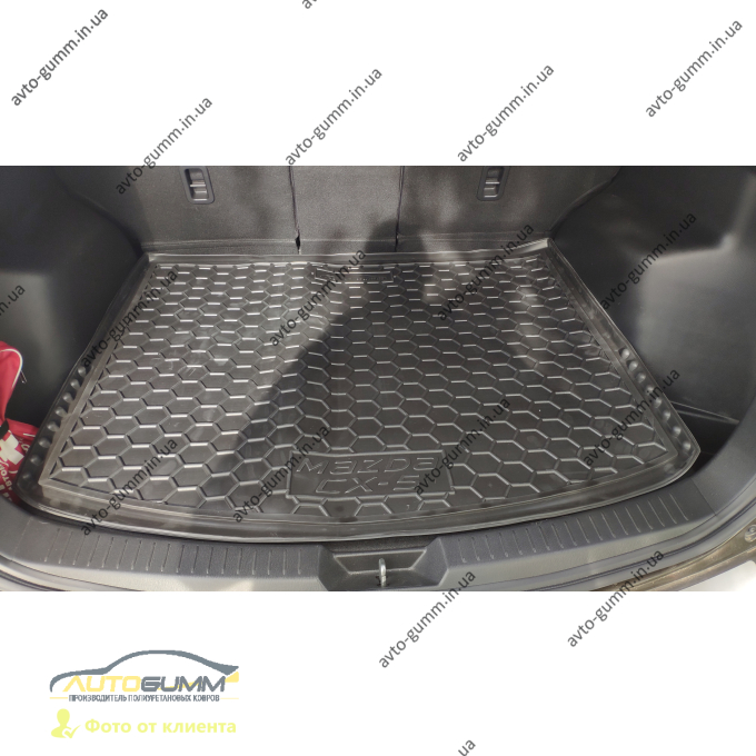 Автомобільний килимок в багажник Mazda CX-5 2012- (Avto-Gumm)