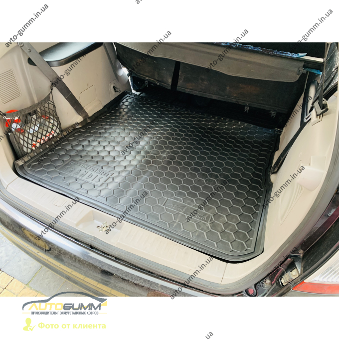 Автомобільний килимок в багажник Mitsubishi Grandis 2003- (удлиненный) (Avto-Gumm)