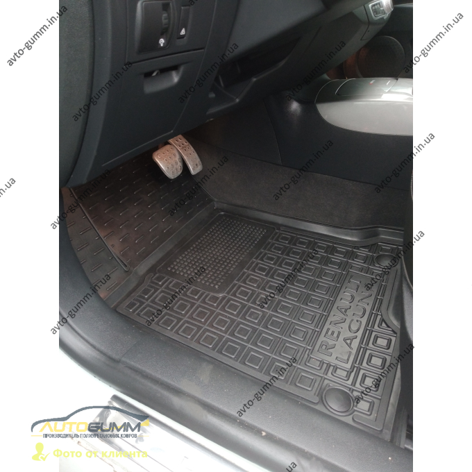 Автомобільні килимки в салон Renault Laguna 3 2007- (Avto-Gumm)