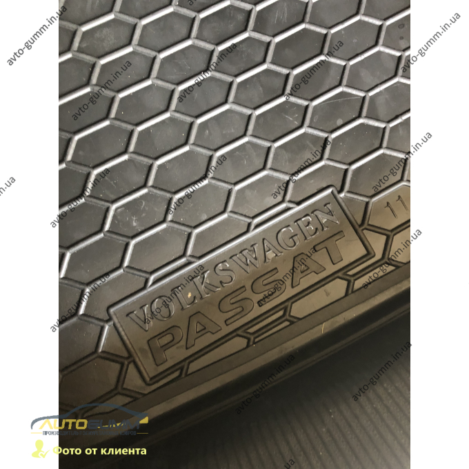 Автомобильный коврик в багажник Volkswagen Passat B7 2011- USA (Avto-Gumm)