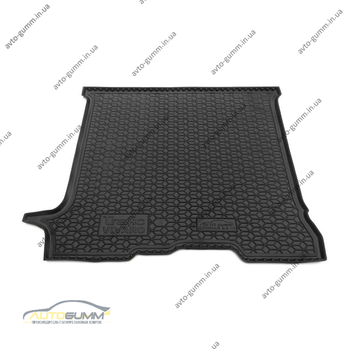 Автомобільний килимок в багажник Renault Trafic 2 02-/ Opel Vivaro 02- (пасс. длинная база) (Avto-Gumm)
