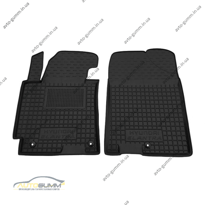 Передні килимки в автомобіль Hyundai Elantra 2011- (MD) (Avto-Gumm)
