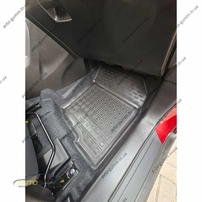 Коврики в салон Suzuki S-Cross 2024- MHEV резиновые, чёрные (AVTO-Gumm)