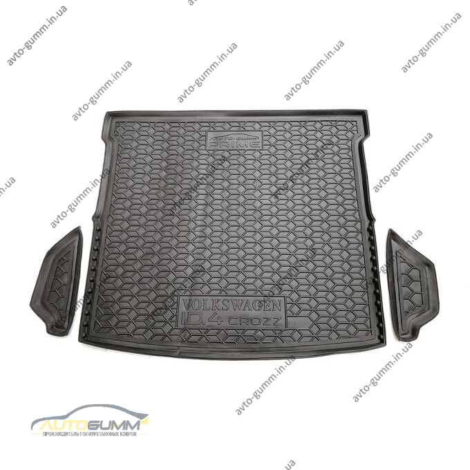 Автомобільний килимок в багажник Volkswagen ID4 Crozz Prime 2020- Верхня поличка (Avto-Gumm)
