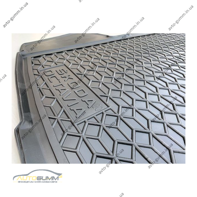 Автомобільний килимок в багажник Skoda Octavia A8 2020- Liftback (AVTO-Gumm)