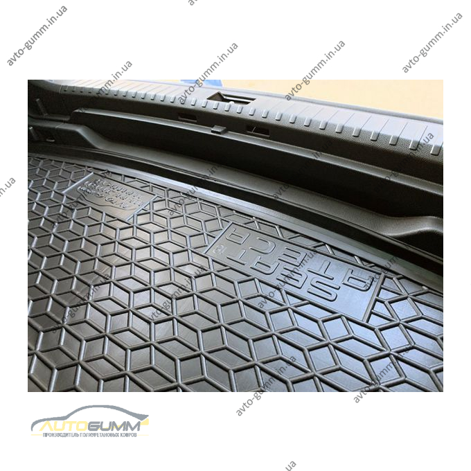 Автомобільний килимок в багажник Seat Ateca 2016- 2wd (Avto-Gumm)