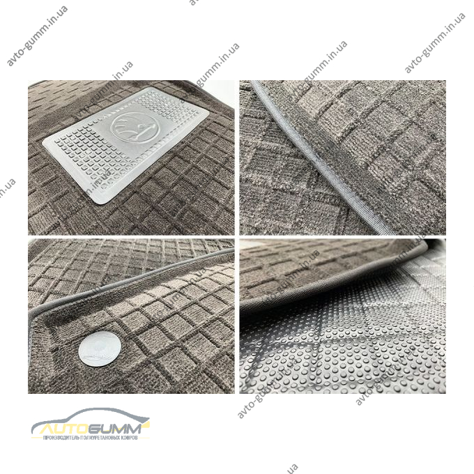 Гібридні килимки в салон Audi A6 (C7) 2014- (AVTO-Gumm)