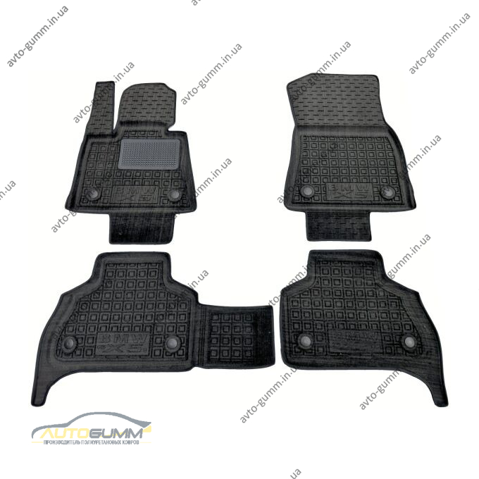 Гибридные коврики в салон BMW X5 (G05) 2018- (AVTO-Gumm)