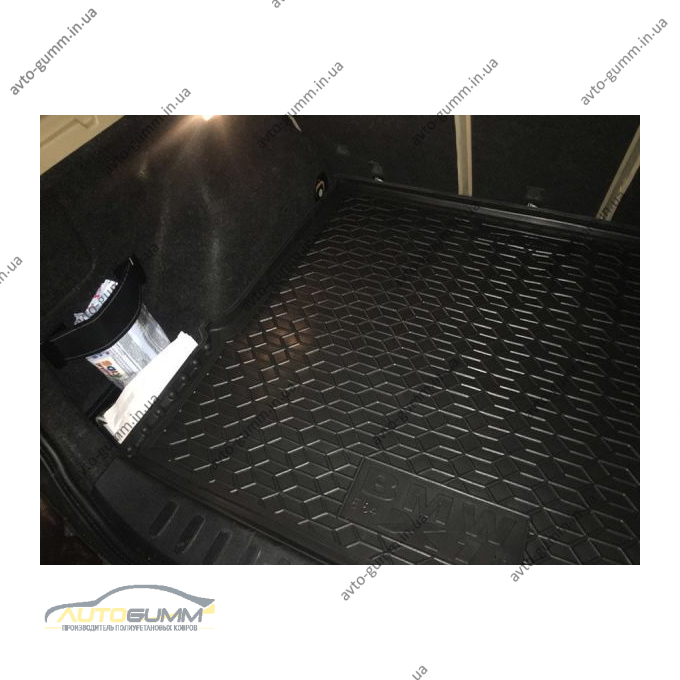 Автомобильный коврик в багажник BMW X1 (E84) 2008-2014 (Avto-Gumm)