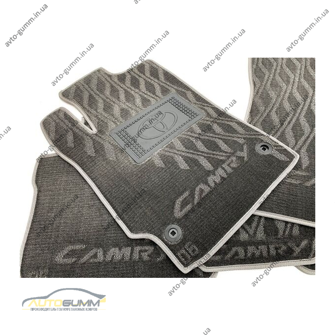 Текстильные коврики в салон Toyota Camry 40 2006- (V) серые AVTO-Tex