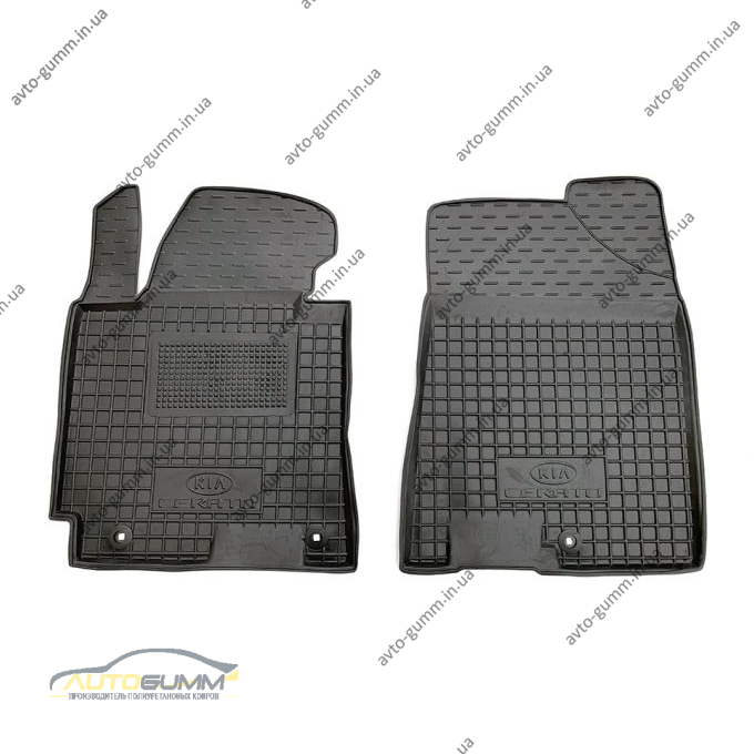 Передні килимки в автомобіль Kia Cerato 2013- (Avto-Gumm)