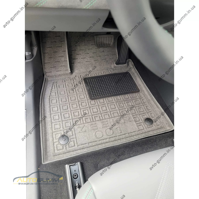 Гібридні килимки в салон Zeekr 001 2022- (AVTO-Gumm)
