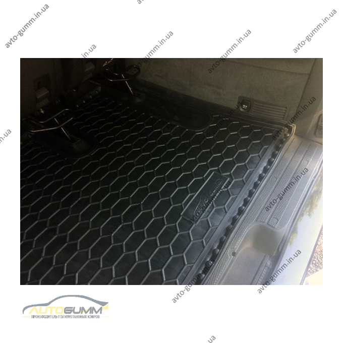 Автомобильный коврик в багажник Mercedes Viano (W639) 2007- Long (Avto-Gumm)