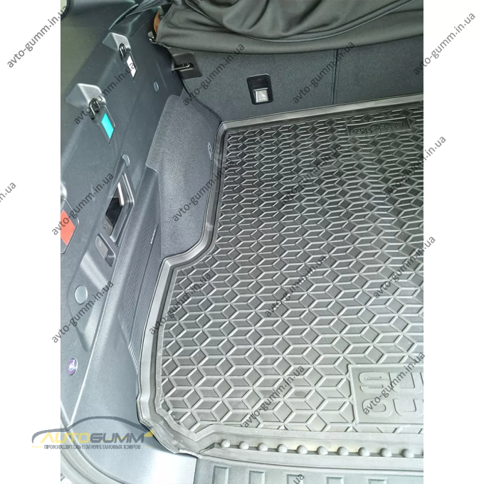 Коврик в багажник Subaru Outback 2026- с сабвуфером резиновый, чёрный (AVTO-Gumm)