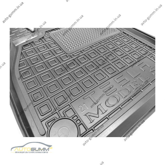Водительский коврик в салон Tesla Model S 2021- (AVTO-Gumm)