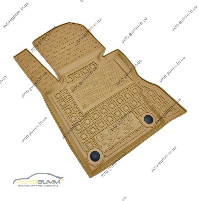 Автомобильные коврики в салон BMW X3 (E83) 2004-2010 бежевые (AVTO-Gumm)