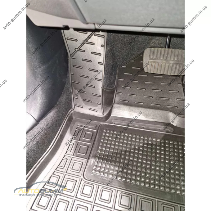 Килимки в салон Subaru Forester 6 2025- гумові, чорні (AVTO-Gumm)