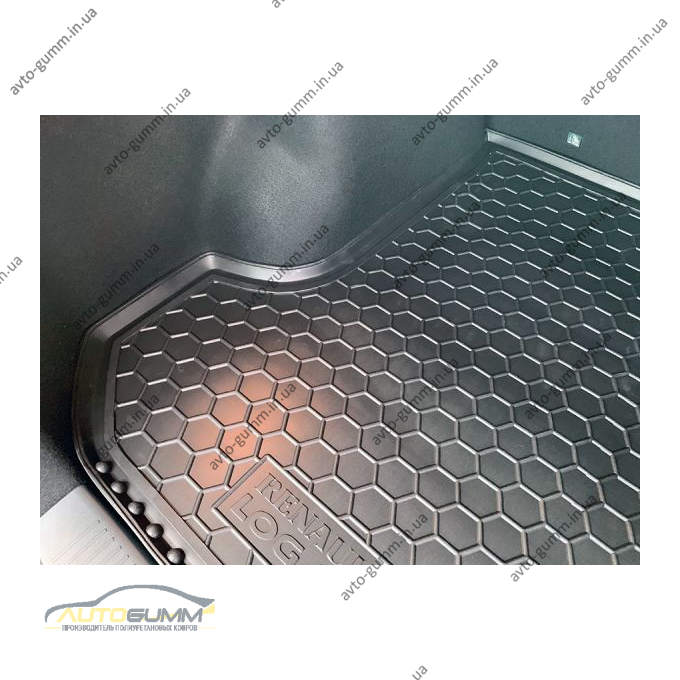 Автомобільний килимок в багажник Renault Logan 2013- MCV (Avto-Gumm)