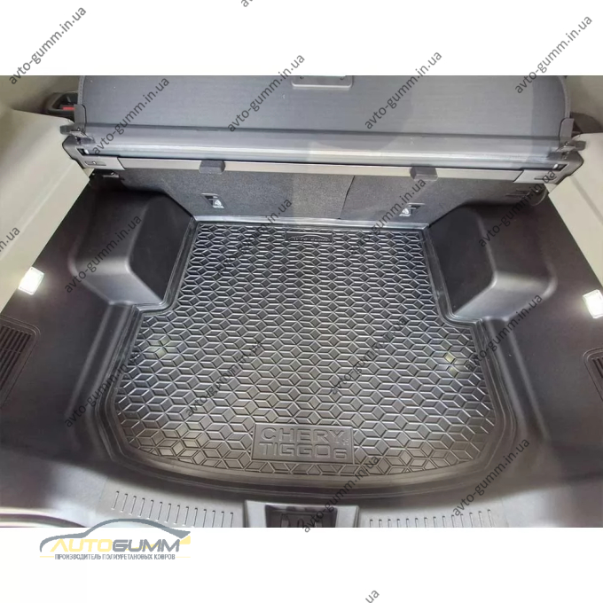 Килимок в багажник Chery Tiggo 6 2025- гумовий, чорний (AVTO-Gumm)