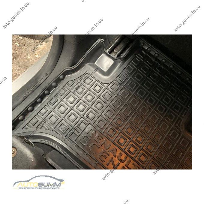 Автомобільні килимки в салон Renault Scenic 3 2009- (Avto-Gumm)