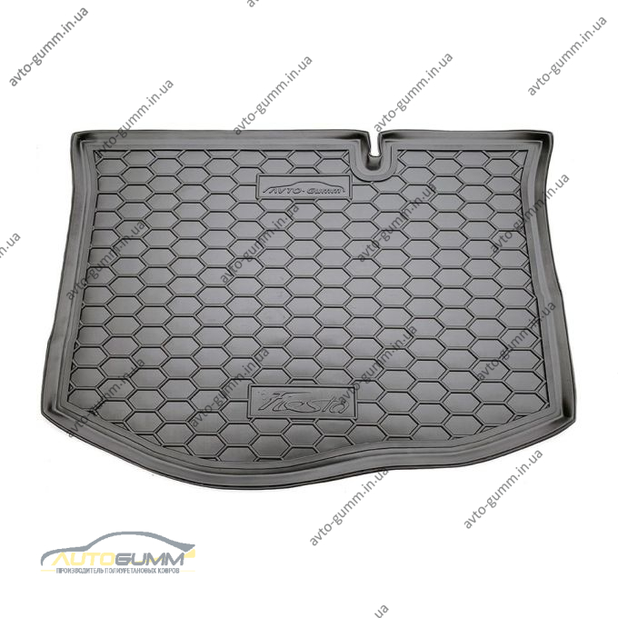 Автомобильный коврик в багажник Ford Fiesta 2015- (Avto-Gumm)