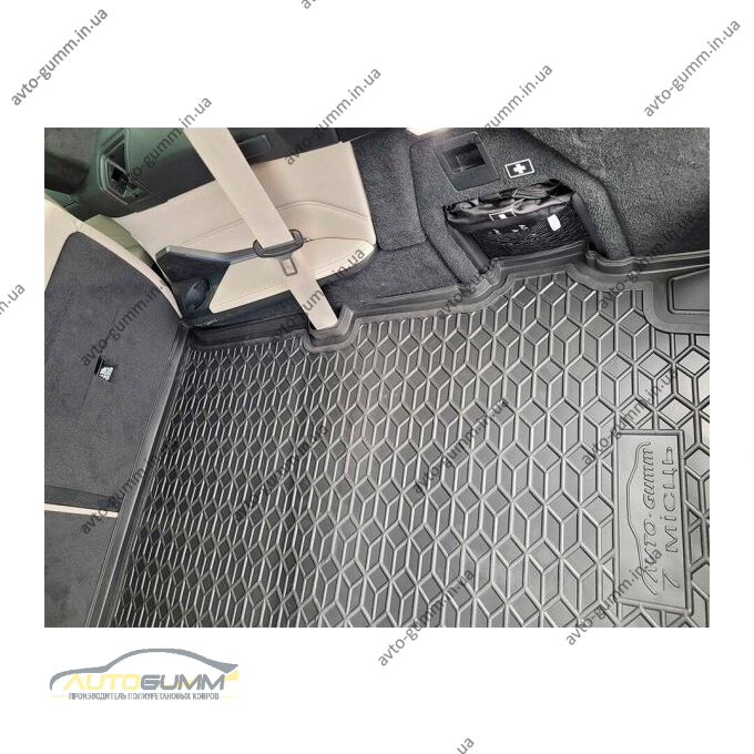 Автомобильный коврик в багажник BMW X7 (G07) 2018- (AVTO-Gumm)