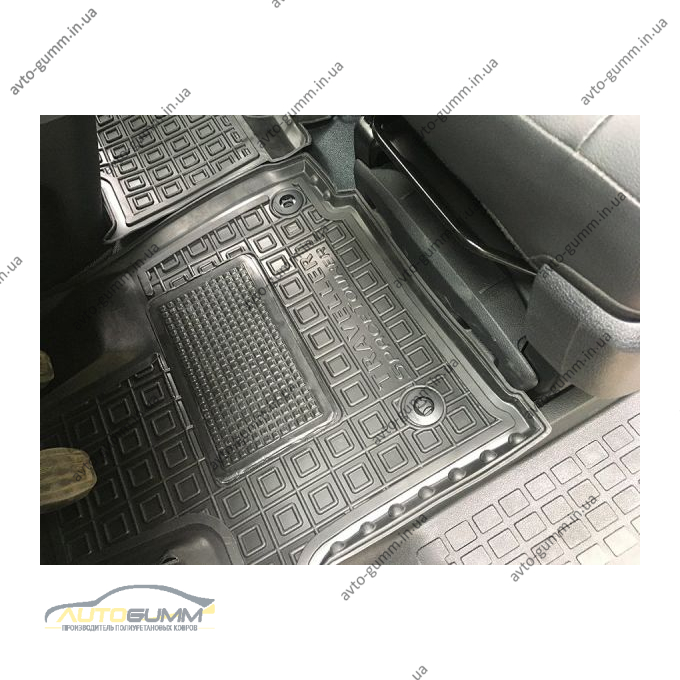 Автомобільні килимки в салон Peugeot Expert/Traveller 2017- (1+2) передние (Avto-Gumm)