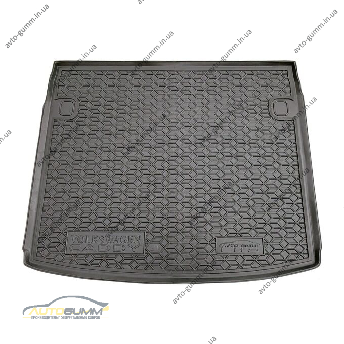 Автомобильный коврик в багажник Volkswagen Caddy 2021- Life (AVTO-Gumm)