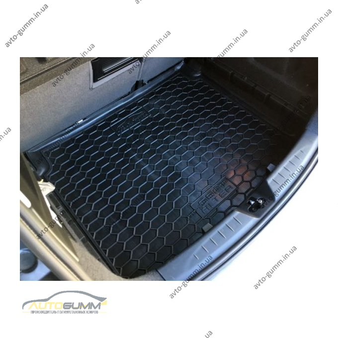 Автомобильный коврик в багажник Seat Altea 2004- нижняя полка (Avto-Gumm)