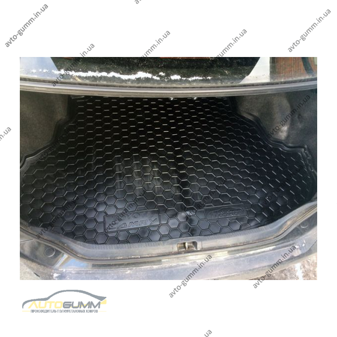 Автомобильный коврик в багажник Toyota Camry 50 2011- (Prestige/Premium) (Avto-Gumm)