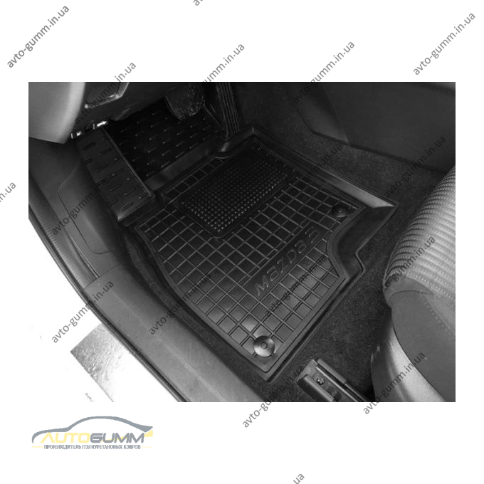 Автомобільні килимки в салон Mazda 3 2014- (Avto-Gumm)