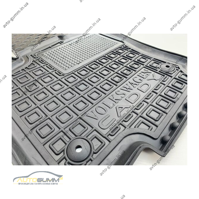 Водійський килимок в салон Volkswagen Caddy 2021- (AVTO-Gumm)