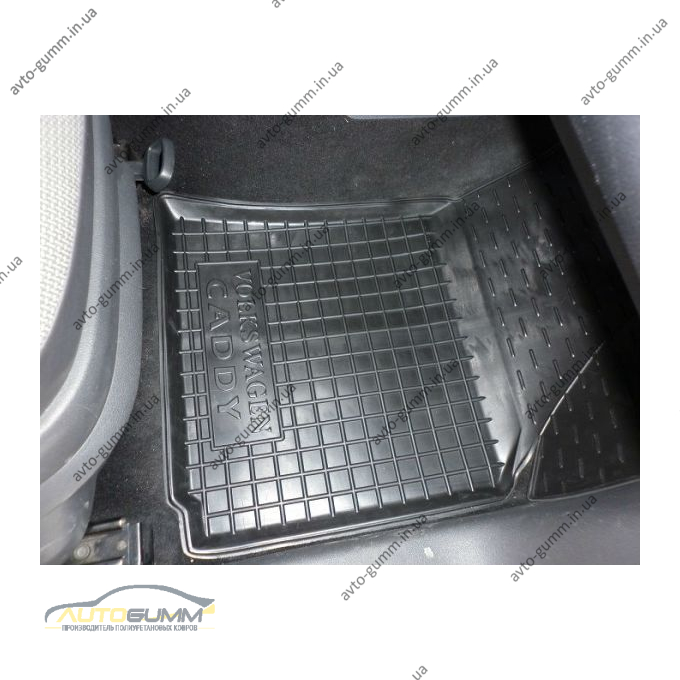 Автомобільні килимки в салон Volkswagen Caddy 2004- (3 двери) (Avto-Gumm)