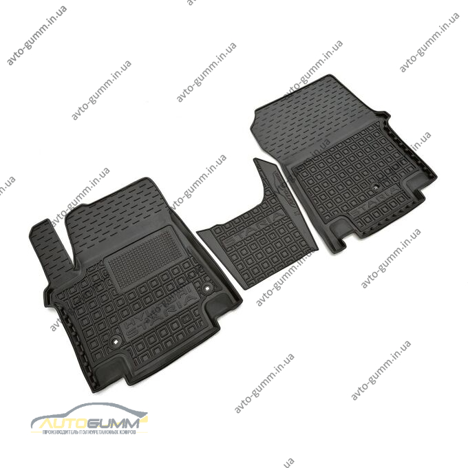 Автомобільні килимки в салон Hyundai Staria 2021- 1+1 передние (AVTO-Gumm)