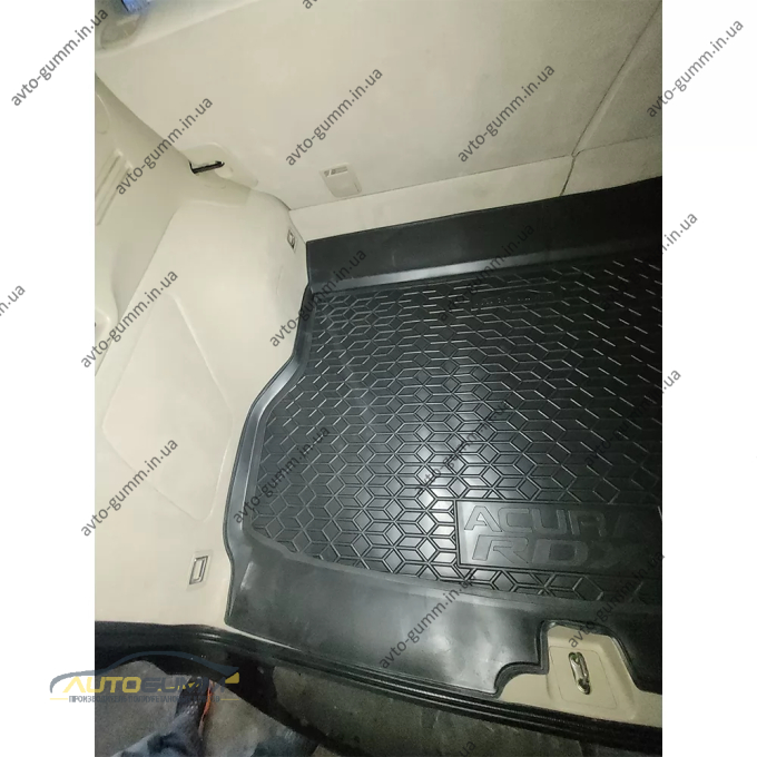Коврик в багажник Acura RDX 2014-2017 резиновый, чёрный (AVTO-Gumm)