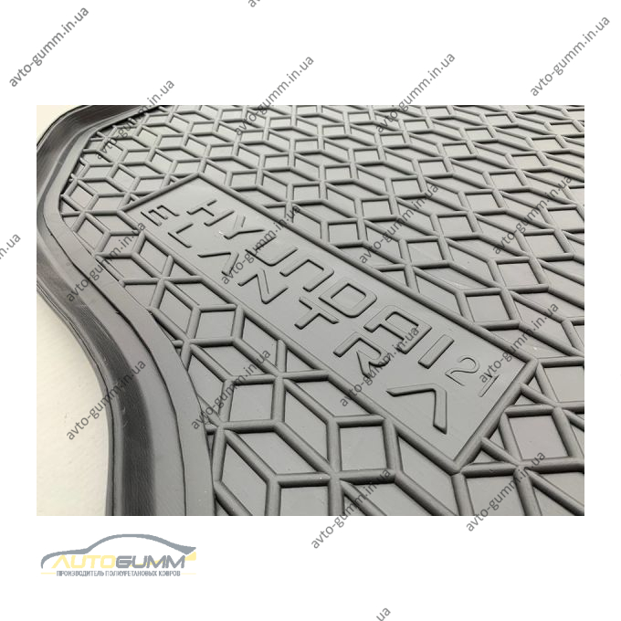 Автомобільний килимок в багажник Hyundai Elantra 2021- (AVTO-Gumm)