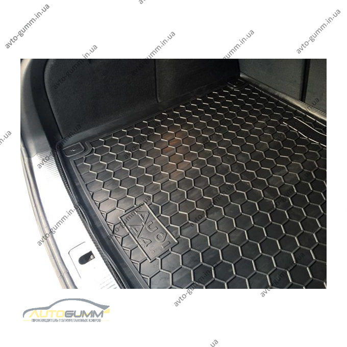 Автомобильный коврик в багажник Audi A4 (B8) 2007- Universal (Avto-Gumm)