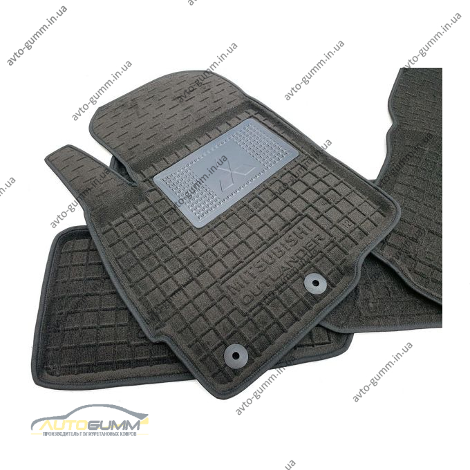 Гібридні килимки в салон Mitsubishi Outlander 2012- (AVTO-Gumm)