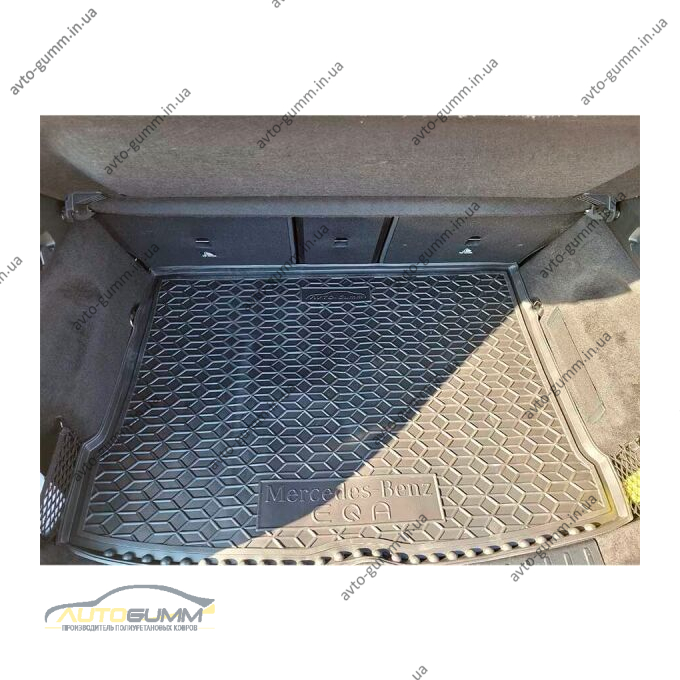 Автомобильный коврик в багажник Mercedes EQA (H243) 2021- (AVTO-Gumm)
