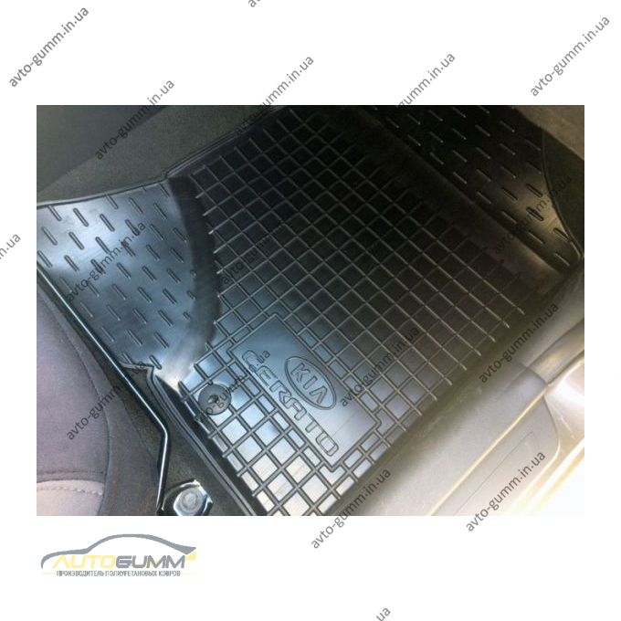 Передні килимки в автомобіль Kia Cerato 2009-2013 (Avto-Gumm)