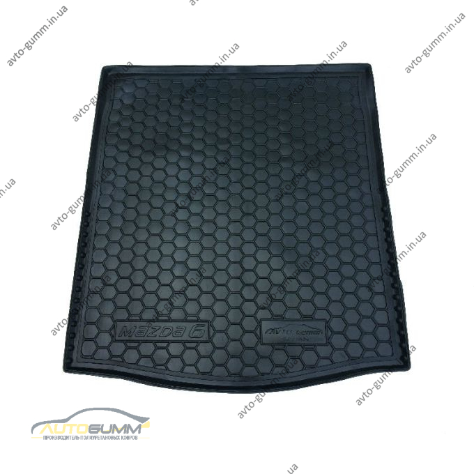 Автомобильный коврик в багажник Mazda 6 2013- Sedan (Avto-Gumm)