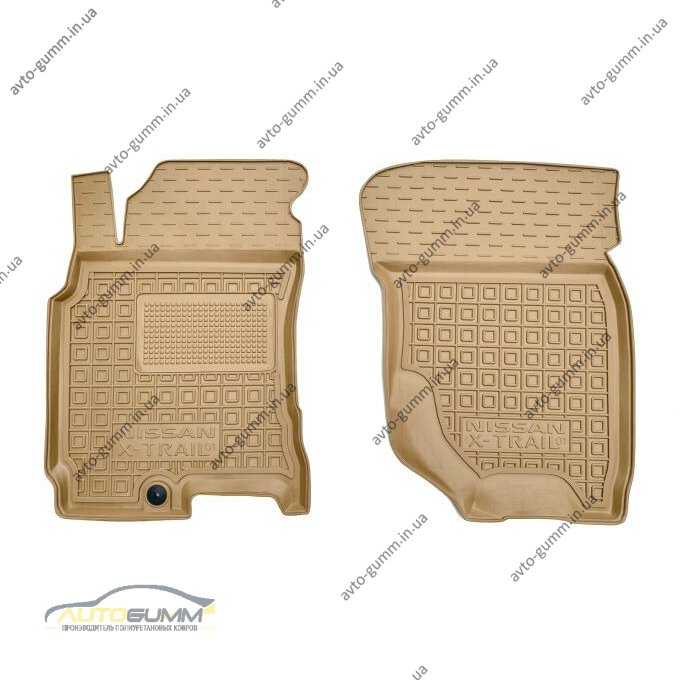 Автомобильные коврики в салон Nissan X-Trail (T30) 2001- бежевые (AVTO-Gumm)