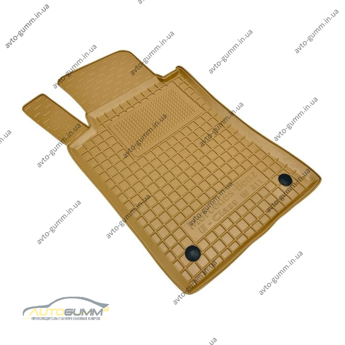 Автомобильные коврики в салон Mercedes E (W211) 2002- бежевые (AVTO-Gumm)